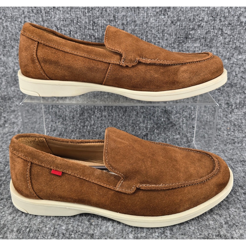 Marc Joseph New York Loafers Mens 9 Brown Suede Slip On MJ11023 Heritage NWOT